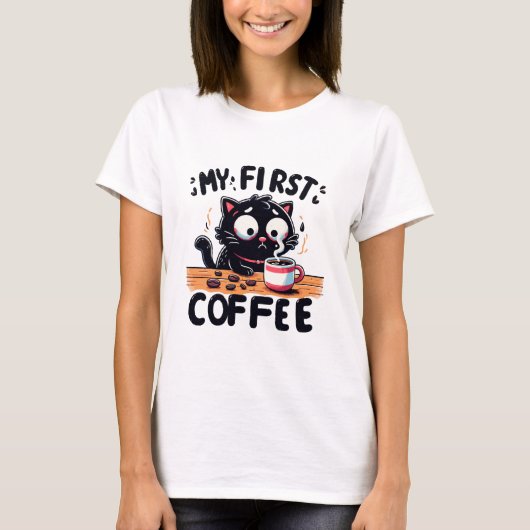 Erstes Black Coffee Adventure T-Shirt (Vorderseite)