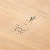 Erstes blaues Wasserfarbenkreuz Acryleinladungen (Ablage )