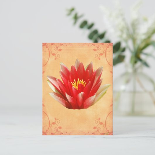 Erstes Chakra-Geschenk Postkarte (Stehend Vorderseite)