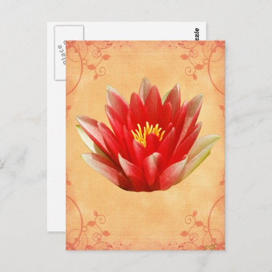 Erstes Chakra-Geschenk Postkarte (Vorne/Hinten)