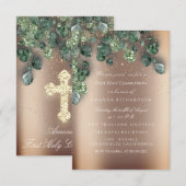 Erstes Christliches Ereignis der Heiligen Kommunio Einladung (Vorne/Hinten)