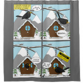 Erstes Comic Duschvorhang (Vorderseite)