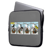Erstes Comic Laptopschutzhülle (Vorderseite Links)