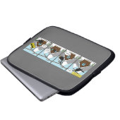 Erstes Comic Laptopschutzhülle (Vorne Knopf)
