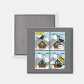 Erstes Comic Magnet (Vorderseite/Rückseite)