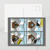 Erstes Comic Postkarte (Vorne/Hinten)