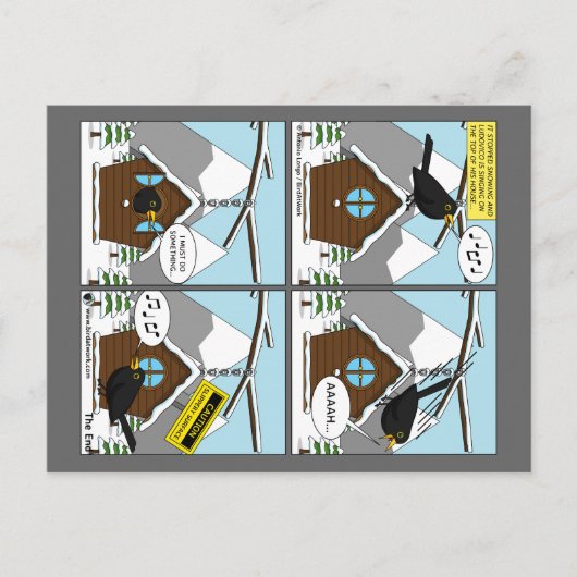 Erstes Comic Postkarte (Vorderseite)