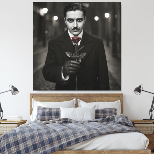 Erstes Datum, 1920er Jahre von Natasha Us Leinwanddruck (Insitu (Schlafzimmer))