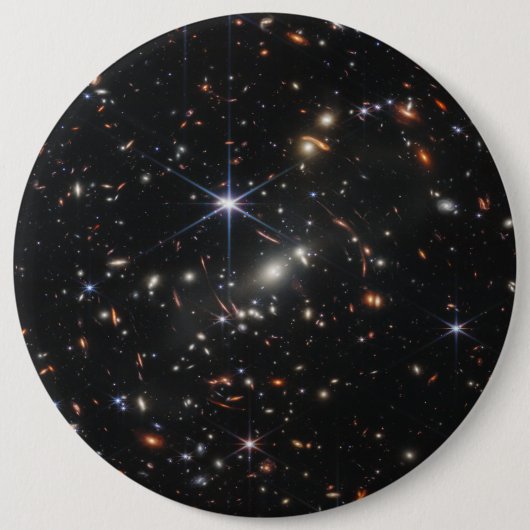 Erstes Deep Field of Universe von James webb Button (Vorderseite)
