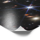 Erstes Deep Field of Universe von James webb Fotodruck (Ecke)