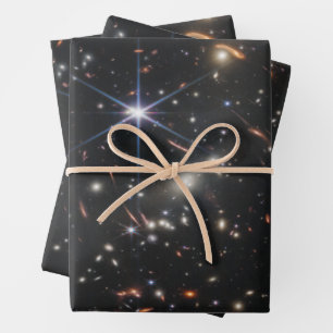 Erstes Deep Field of Universe von James webb Geschenkpapier Set