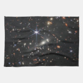 Erstes Deep Field of Universe von James webb Geschirrtuch (Horizontal)