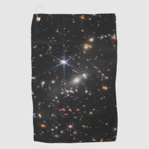 Erstes Deep Field of Universe von James webb Golfhandtuch