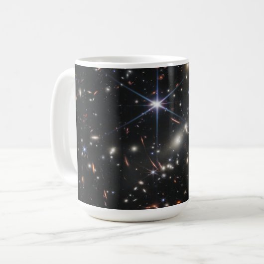 Erstes Deep Field of Universe von James webb Kaffeetasse (Vorderseite Links)