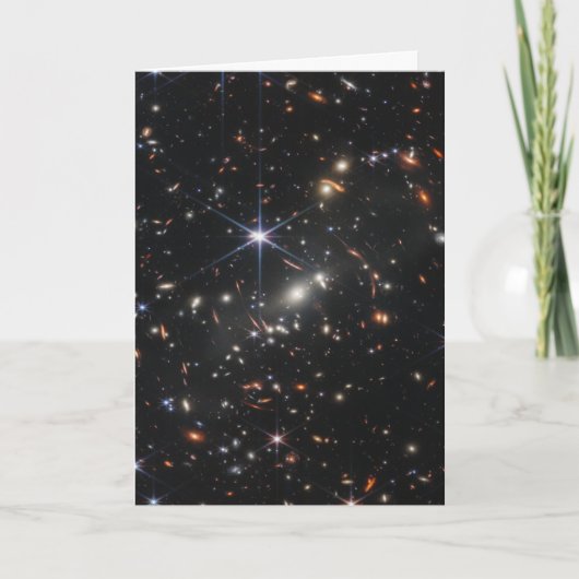 Erstes Deep Field of Universe von James webb Karte (Vorderseite)