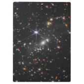 Erstes Deep Field of Universe von James webb Klemmbrett (Rückseite)
