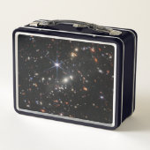 Erstes Deep Field of Universe von James webb Metall Brotdose (Rückseite)
