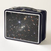 Erstes Deep Field of Universe von James webb Metall Brotdose (Vorderseite)