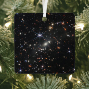 Erstes Deep Field of Universe von James webb Ornament Aus Metall