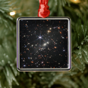 Erstes Deep Field of Universe von James webb Ornament Aus Metall