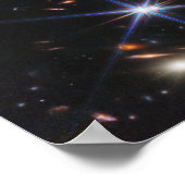 Erstes Deep Field of Universe von James webb Poster (Ecke)