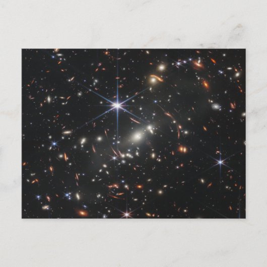 Erstes Deep Field of Universe von James webb Postkarte (Vorderseite)