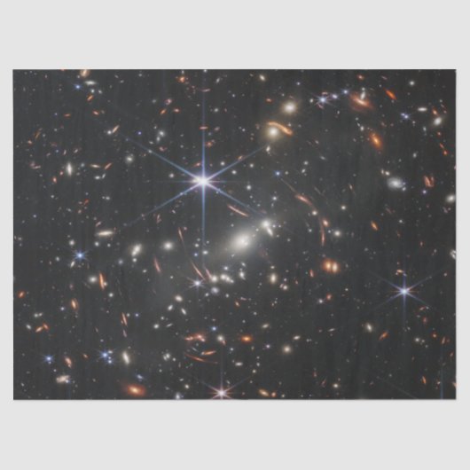 Erstes Deep Field of Universe von James webb Seidenpapier (Vorderseite)