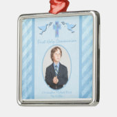 Erstes die heilige silbernes ornament (Links)