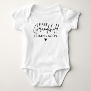 Erstes Enkelkind kommt bald Großeltern Baby Strampler