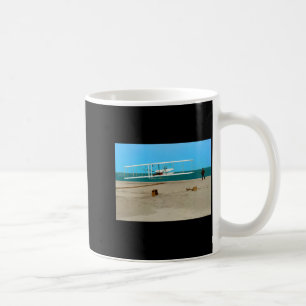 Erstes Flug T-Shirt Wright Brothers Flugzeug Kaffeetasse