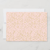 Erstes Foto der heiligen Kommune Blush Pink Goldst Save The Date (Rückseite)