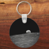 Erstes Foto eines Erdbebens von Apollo 8 Schlüsselanhänger (Vorderseite)