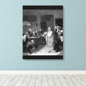 Erstes Gebet im Kongress, September _War Image Leinwanddruck (Insitu (Holzboden))