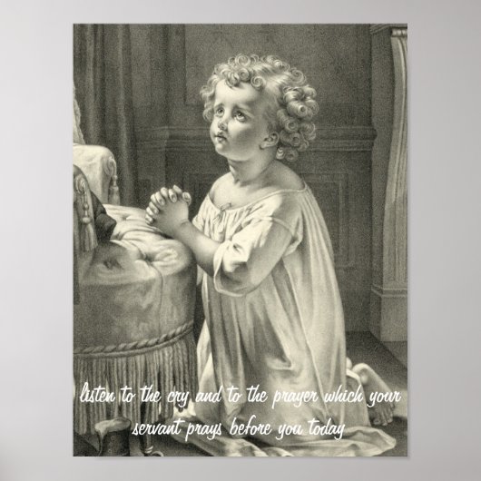 Erstes Gebet Poster (Vorne)