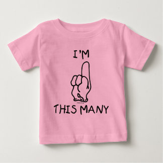 Erstes Geburtstag-T-Shirt Baby T-shirt