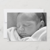 Erstes Geburtstags-Baby-formale Einladung (Rückseite)