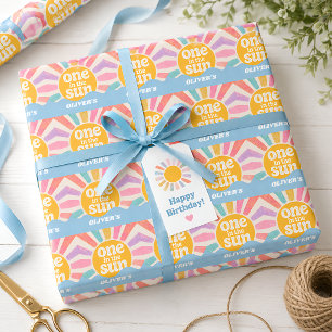 Erstes Geburtstags-Geschenkpapier Sommer-Thema Geschenkpapier