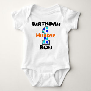 Erstes Geburtstags-Jungen-Shirt Baby Strampler