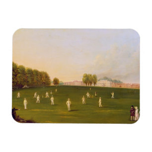 Erstes großartiges Match des Krickets spielte Magnet