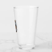 Erstes Halloween als Bruder Kürbis Wolf Mond_1 Glas (Links)