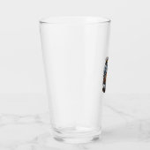 Erstes Halloween als Bruder Kürbis Wolf Mond_1 Glas (Rechts)