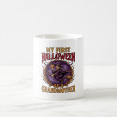 Erstes Halloween als Großmutter Hexe Kürbis Fleder Kaffeetasse (Mittel)