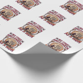 Erstes Halloween als Hexenmutter Skelett Mond_1 Geschenkpapier (Ecke)