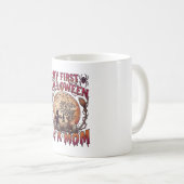 Erstes Halloween als Hexenmutter Skelett Mond_1 Kaffeetasse (VorderseiteRechts)