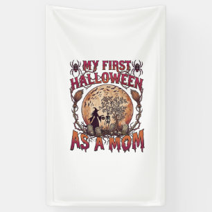 Erstes Halloween als Mutter Hexe Skelett Mond_1 Banner
