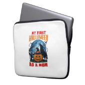 Erstes Halloween als Mutter-Kürbis-Wolfmond_1 Laptopschutzhülle (Vorderseite Links)