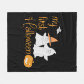 erstes Halloween Fleecedecke (Vorderseite (Horizontal))
