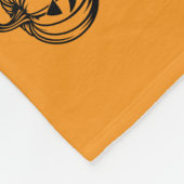 erstes Halloween-Foto Fleecedecke (Ecke)