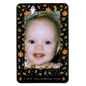 erstes Halloween Foto Frame Magnet (Vertikal)