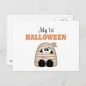 erstes Halloween Postkarte (Vorne/Hinten)